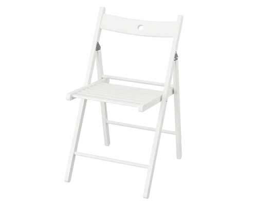 Alquiler Silla Tijera Blanca