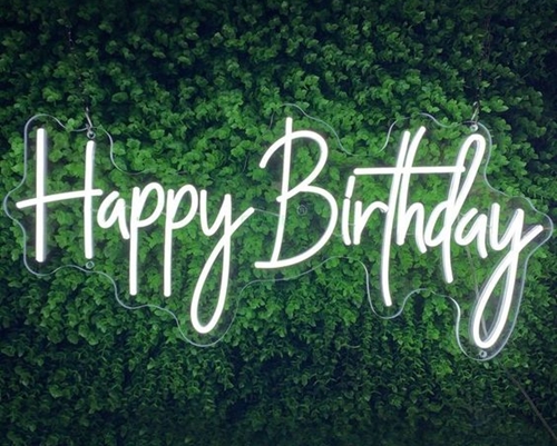 Alquiler Neón Happy Birthday