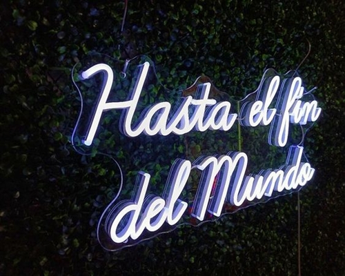 Alquiler Neón Hasta el fin del Mundo